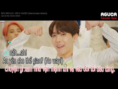 [Karaoke Việt + Audio] BOY WITH LUV - BTS ft. HALSEY