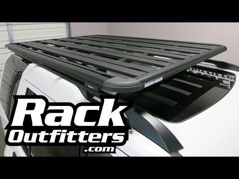 Ultimate Roof Rack for Land Rover LR4 the Rhino Rack Pioneer Platform from Rack Outfitters
