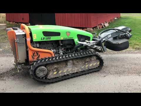Köp Bandmaskin med gräsaggregat, sly och stubbfräs Green Climber MDB LV 500 på Klaravik