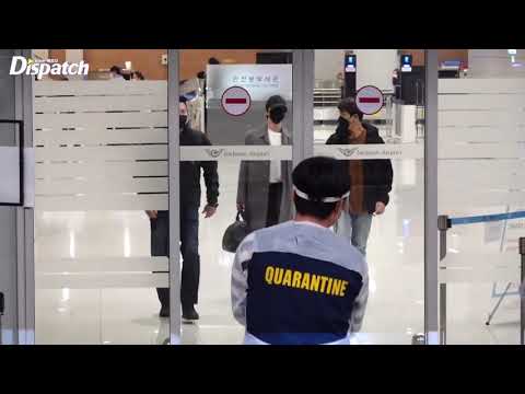 Jin, Jungkook and Jimin  Incheon airport comeback Korea