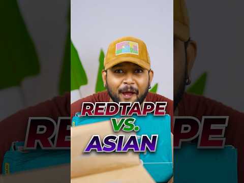 Red Tape vs Asian Shoes: 🥇 WINNER ?? #shorts #onechance