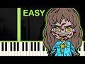 THE EXORCIST - EASY Piano Tutorial