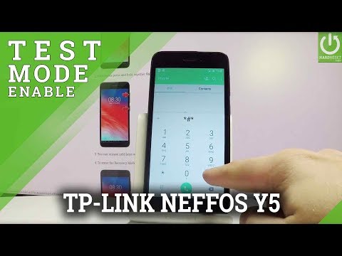 Test Mode in TP-LINK Neffos Y5 - Testing Menu / Battery & App Info