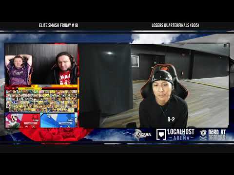 Elite Smash Friday #18 - PHP|King (Luigi) Vs. AcaRa|Mellow (Joker, Mario) - Losers Quarterfinals