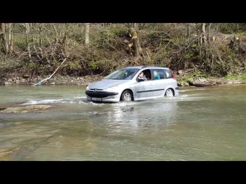 Przejazd przez Solinkę do ośrodka "nad solinką"