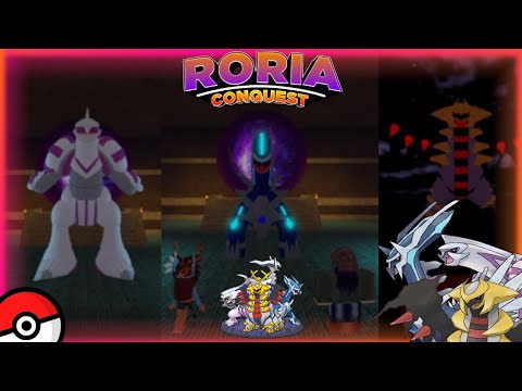 How To Get PALKIA, DIALGA, & GIRATINA (The Creation Trio) In Roria Conquest! | Pokémon Brick Bronze