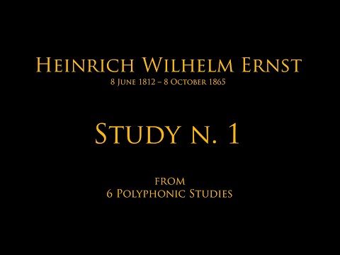 Heinrich Wilhelm ERNST: Study n.1 - Shlomo Mintz, Violin
