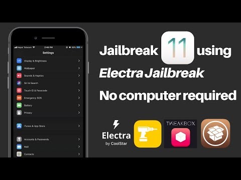 Jailbreak iOS 11 😲 Install  Electra Jailbreak - No Computer Required -  No Cydia