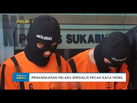 3 PELAKU SPESIALIS PECAH KACA DAN GEMBOS BAN DI SUKABUMI DITANGKAP