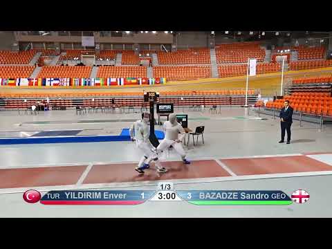 European Championships 2023 SMS - L4 - Enver Yildirim TUR v Sandro Bazadze GEO