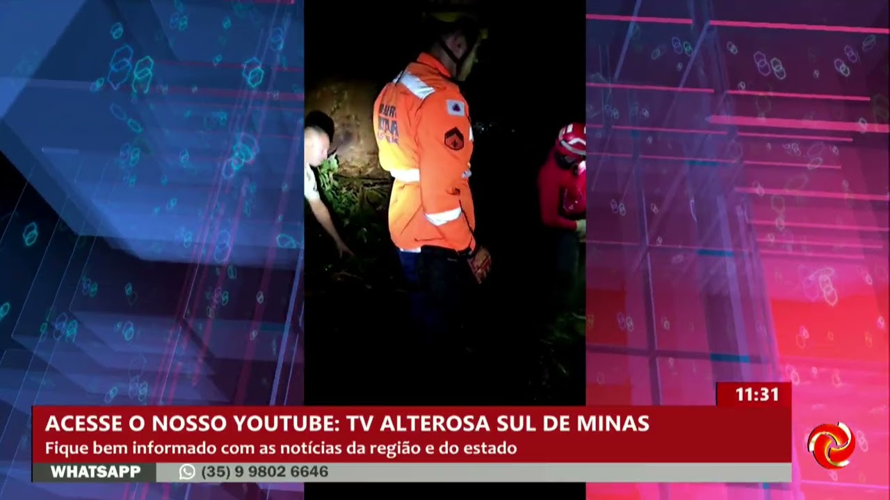 Chuva forte derruba árvores e muro em Andradas