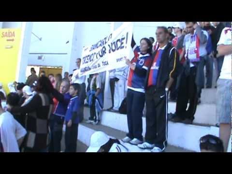 jogo do Paraná X Criciúma  em Santa Catarina