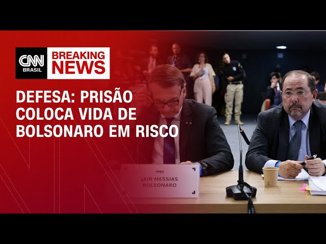Defesa diz que prisão coloca vida de Bolsonaro em risco e que irá recorrer | AGORA CNN