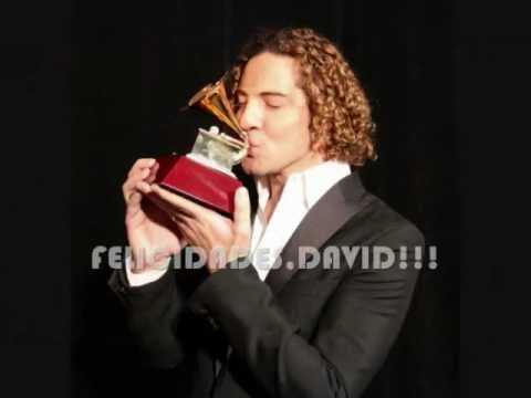 FELICIDADES,DAVID BISBAL -  GANADOR LATIN GRAMMY 2012 Mejor Album Vocal Pop Tradicional