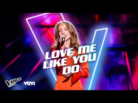 Zita - 'Love Me Like You Do' | Halve Finale | The Voice Kids | VTM