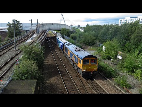GBRf Class 66 No. 66776 on 6E09 Liverpool Biomass Tml - Drax Aes @ Newton Heath on 25.08.20 - HD