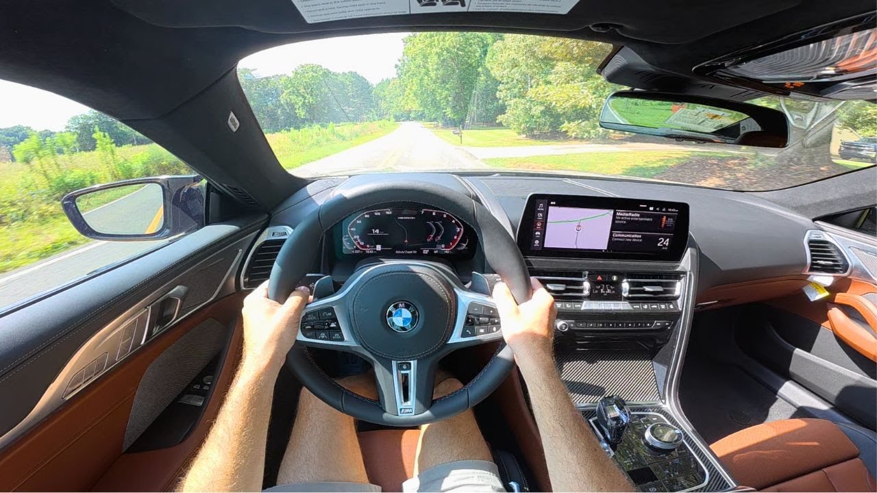 2026 BMW M850i Coupe: POV Walkaround, Drive and ASMR