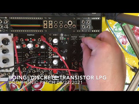 Boing! Discrete Transistor LPG - Duophonic Demo 2021
