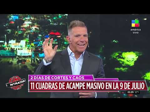 🛑 Piquetes, cortes y caos en la 9 de julio: 2 días de protestas frente al Ministerio de Desarrollo