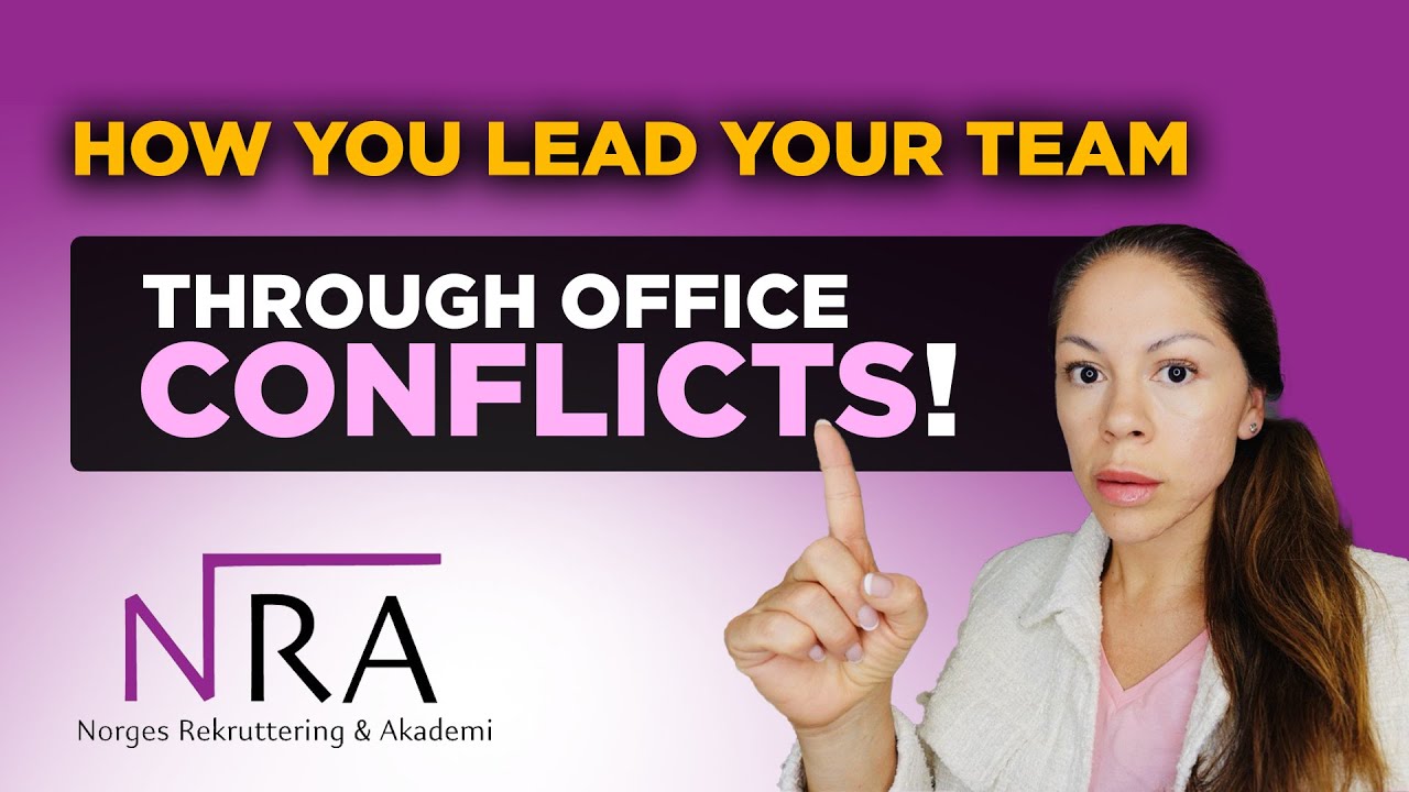 How to lead your team through conflicts in the workspace