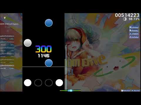 Osu! Mania : FREEDOM DiVE [4K HYPER]    99.01%  FC