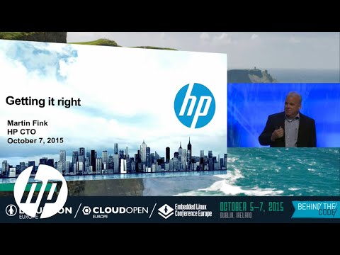 Martin Fink on Open Source Community Collaboration at LinuxCon Europe 2015 | HP