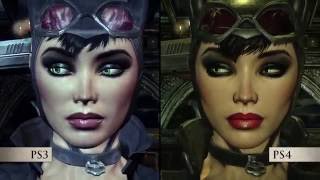BATMAN Return to Arkham Collection - Gameplay Graphics Comparison PS3 vs PS4