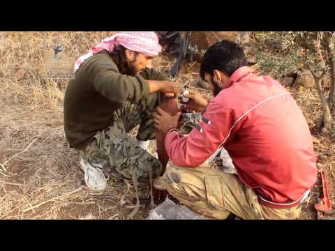 استهداف  قوات النظام بقذائف الهاون من غرفة عمليات ريف حمص الشمالي  في جبهة المحطة في محافظة حمص