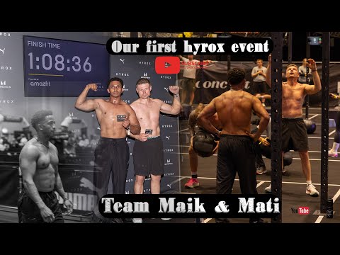 Our First hyrox event in Hamburg Team Maik & Mati 