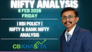 Nifty & Bank Nifty Elliott wave analysis for 6 Feb 2026 onwards