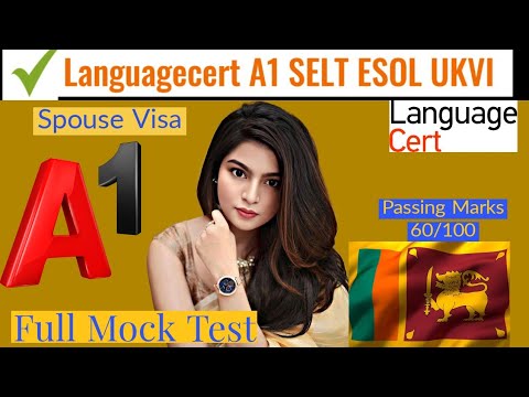 A1 UKVI  Languagecert Spouse Visa Test||Speaking & Listening|| Recent Topics 2024