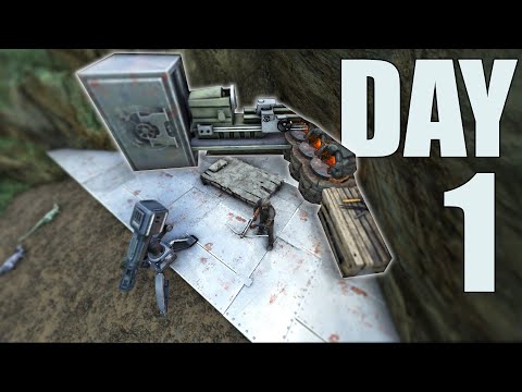 How a 15,000 Hour DUO Starts Day 1! Claiming Hidden Location | Ark PvP