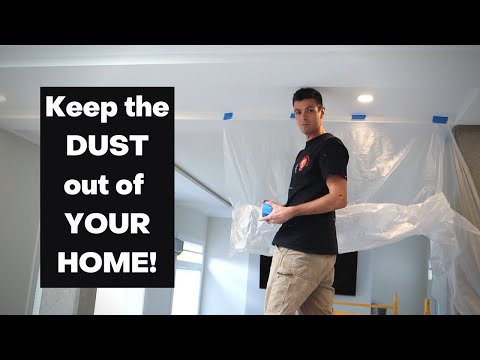 image-How do you minimize dust when sanding?