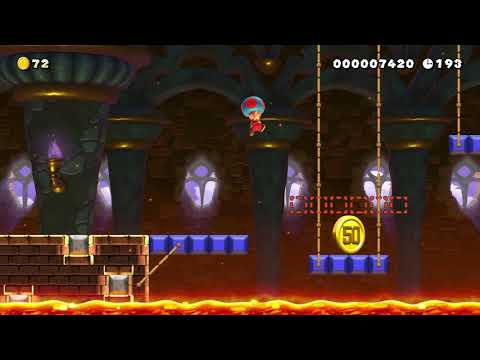 3-5 Lemmy's Rhythm Castle by Yasufmon 🍄 Super Mario Maker 2 😶 No Commentary　#acp