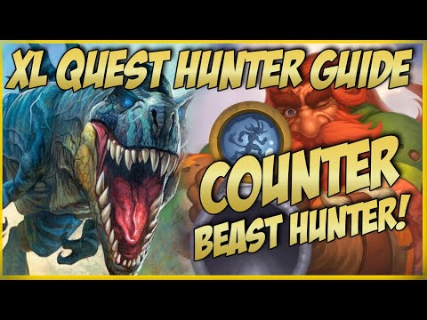 COUNTERING BEAST HUNTER | XL QUEST HUNTER GUIDE | HEARTHSTONE SUNKEN CITY