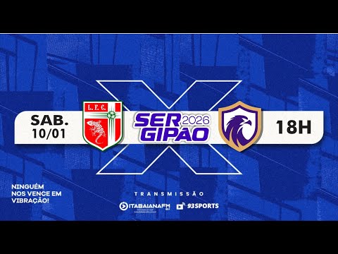 AO VIVO: LAGARTO x FALCON | SERGIPÃO 2026 | 93 SPORTS | SÁB. 10/01 - 18H00
