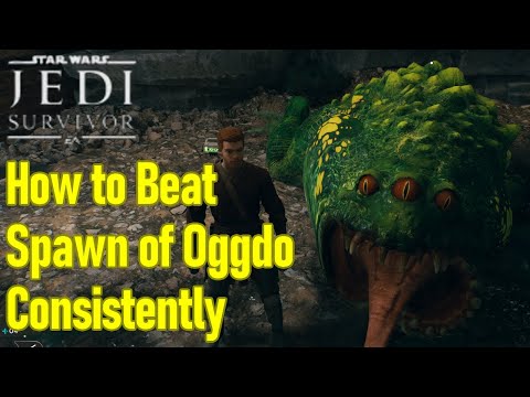 Star Wars Jedi Survivor spawn of oggdo boss guide walkthrough, how to beat spawn of oggdo consistent