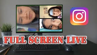 Watch Instagram live in full screen on computer | how to watch Instagram live Full Screen