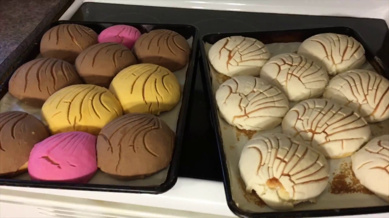 Conchas Mexicanas receta de 1 kilo 25 piezas pan Mexicano leer caja de información ingredientes ahí