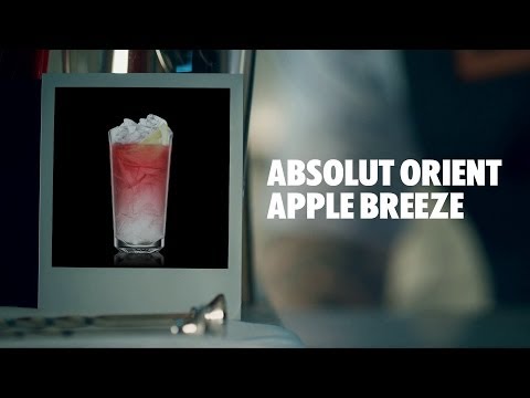 ABSOLUT ORIENT APPLE BREEZE DRINK RECIPE - HOW TO MIX