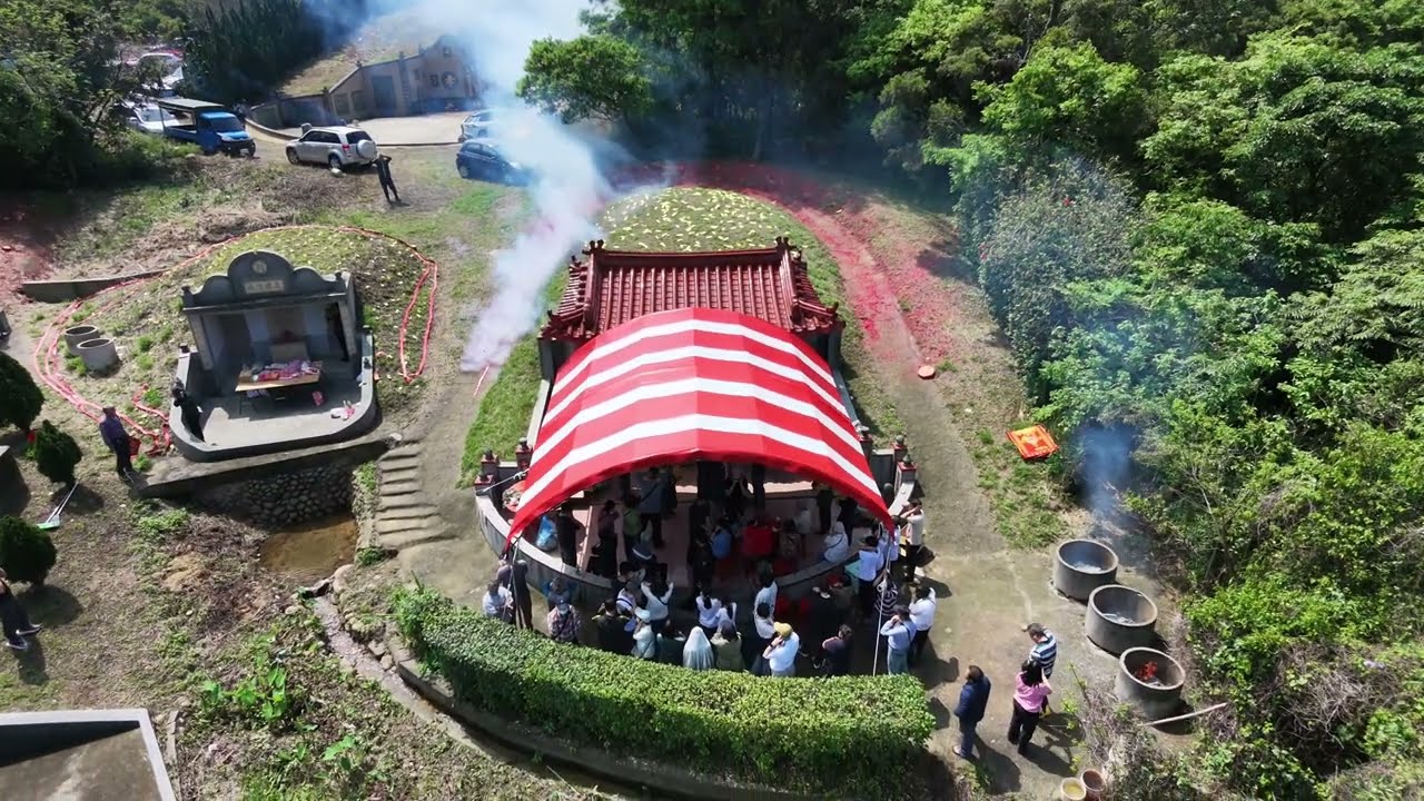 空拍清明節掃墓@新豐