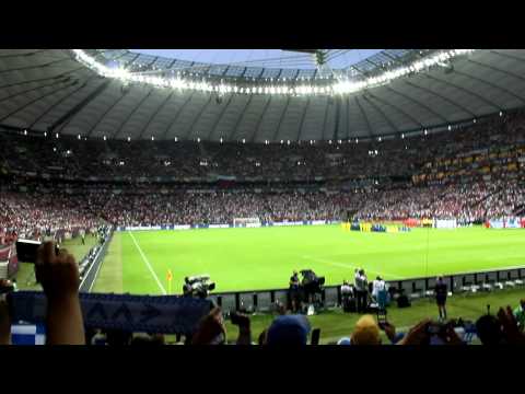 Euro 2012 Greece vs. Russia (1:0) National Anthem Greece