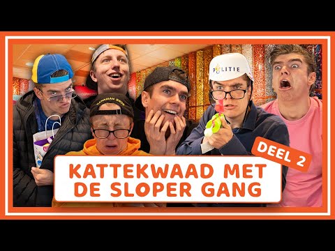KATTEKWAAD MET DE SLOPER GANG! DEEL 2 SNOEPWINKEL - Addo Comedy Sketch