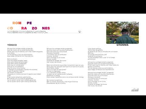 Gyanma - Tóxico (Official Lyric Video)