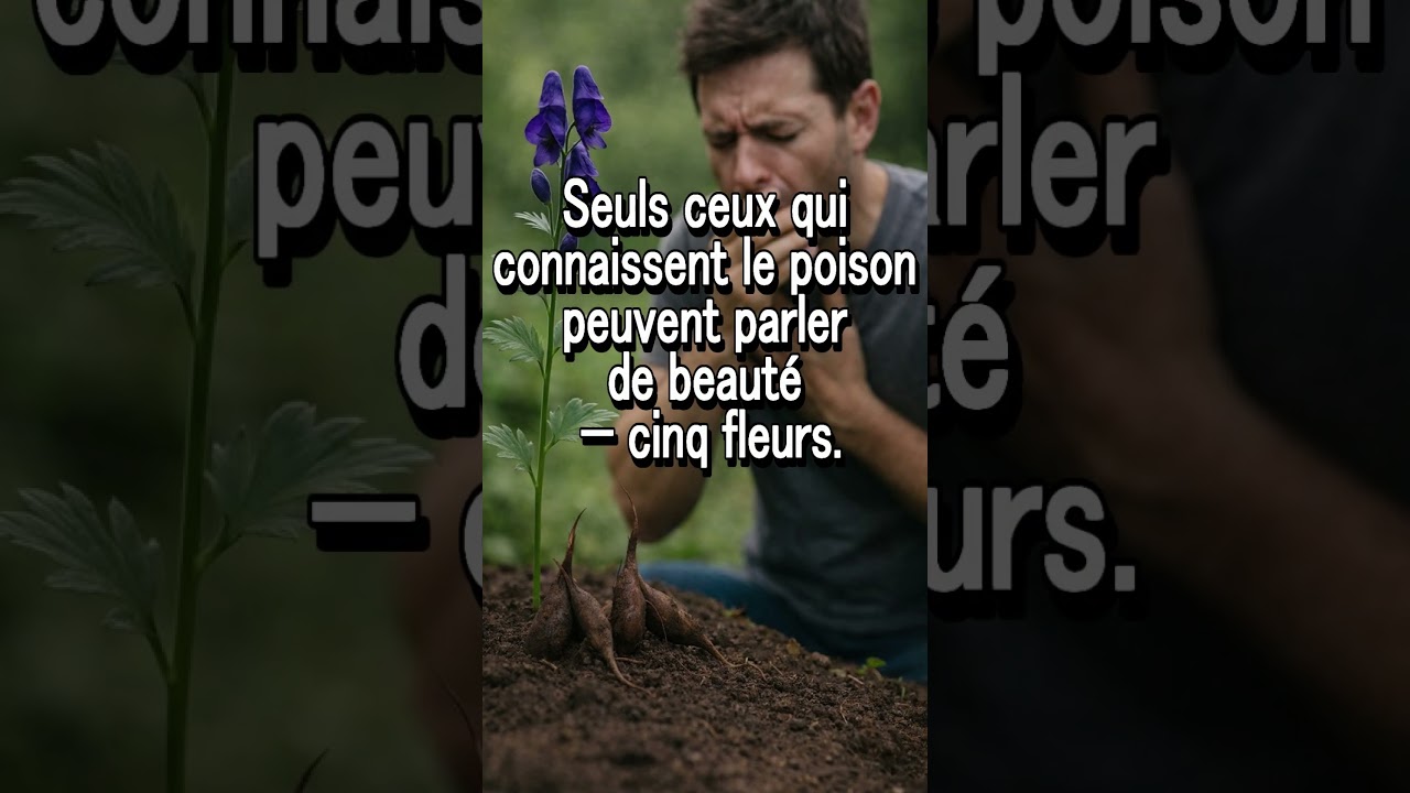 FR：Cinq fleurs belles mais toxiques