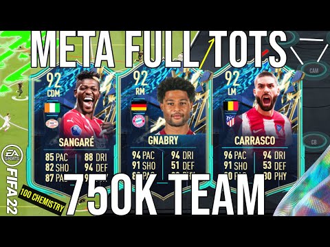 BEST META 750K SQUAD BUILDER 🔥SQUAD BUILDER TO GET RANK 1 - FIFA 22 ULTIMATE TEAM