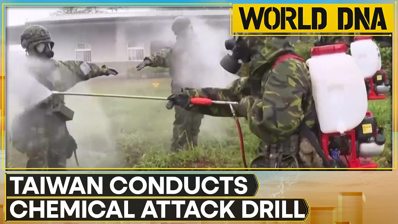 Taiwan Holds NBC Decontamination Drill Amid Rising China Tensions | WION World DNA
