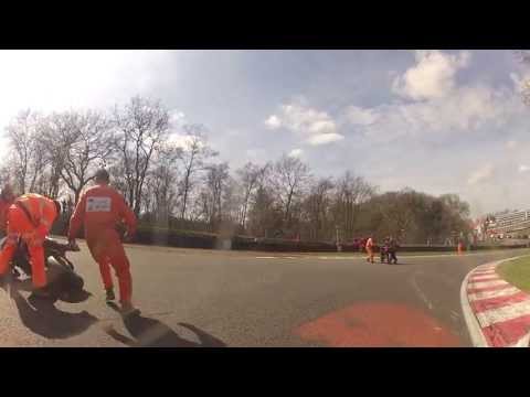 bemsee 2013 brands hatch round2 MRO 600. crash