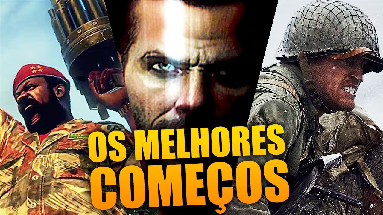 AS 10 MELHORES PRIMEIRAS MISSÕES DE CALL OF DUTY - TOP 10