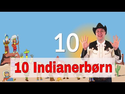 10 Indianerbørn | Børnesang med fagter |  Syng med Sherif Haps